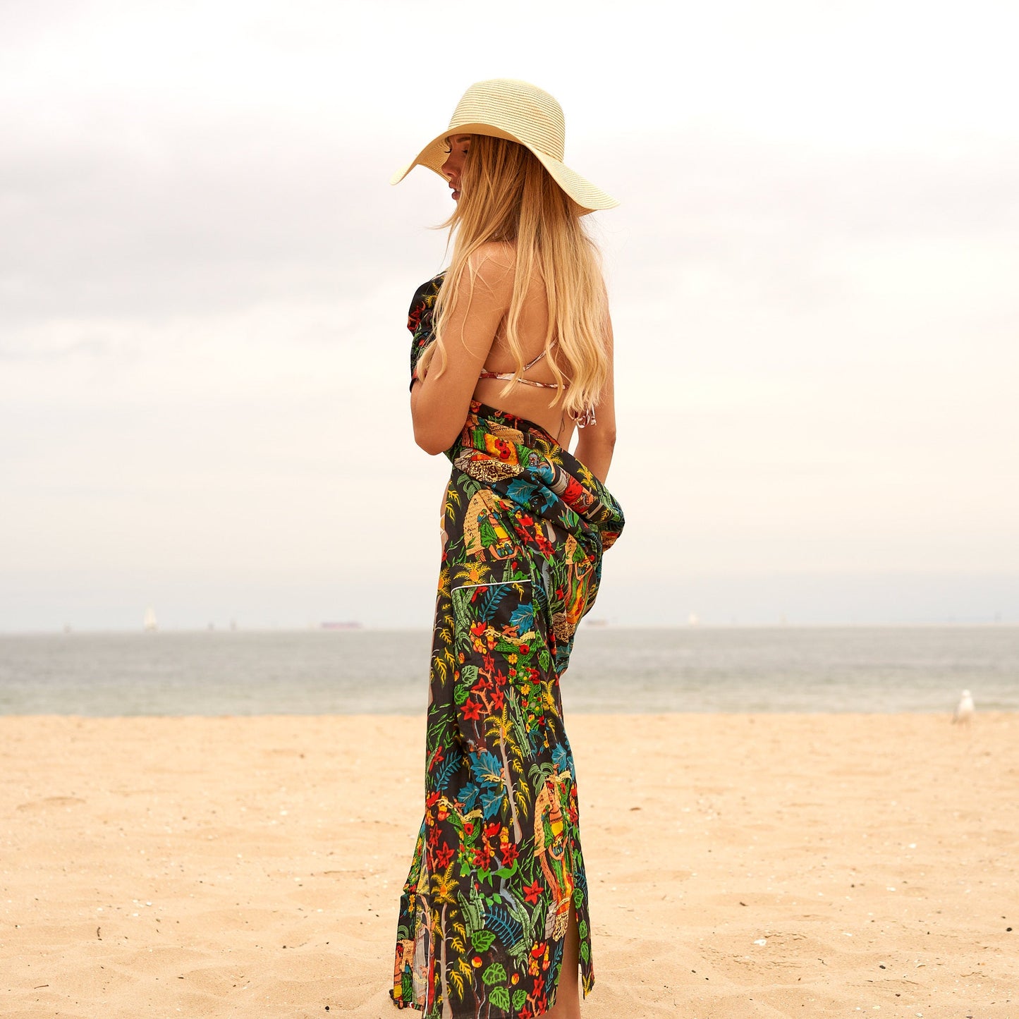 Frida’s Kaleidoscope 100% Cotton Kimono – Bird of Paradise Inspired, Versatile Robe & Kaftan