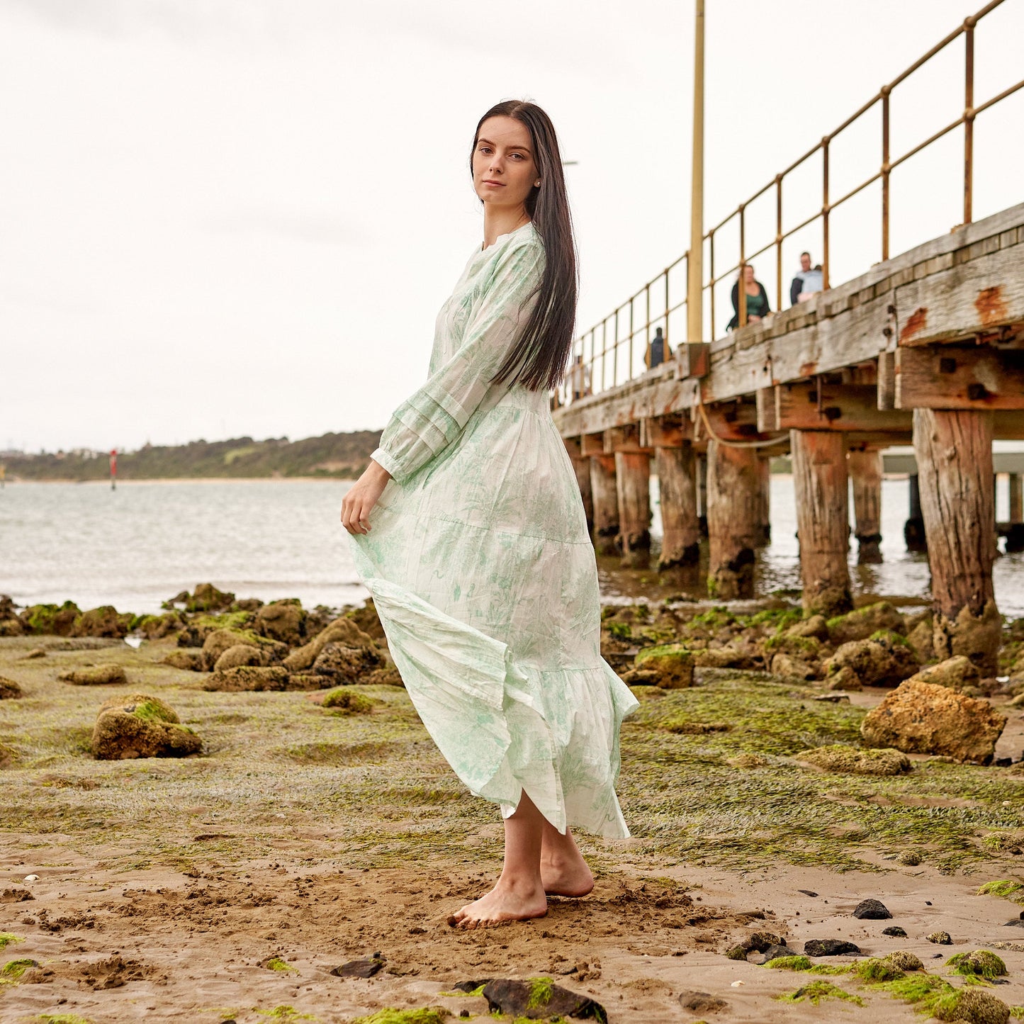 Cotton Maxi Summer Boho Dress - Kavya